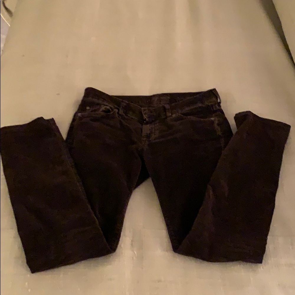 Brown straight leg cuordoroys